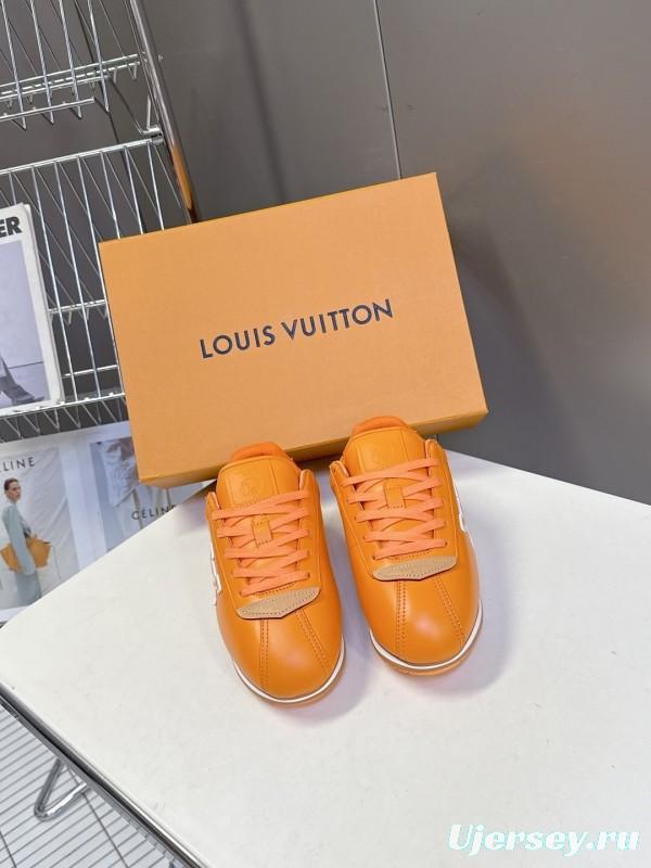 Louis Vuitton 2025 SS Pharrell Williams Collaboration Thick Sole Sneakers Retro Running Shoes - KFY00380/KFY00390