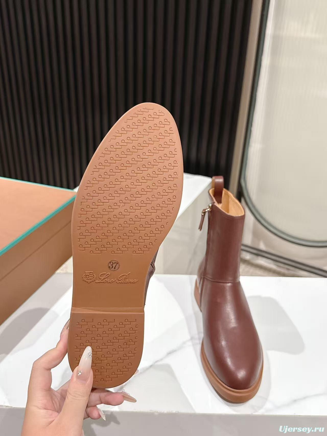 Loro Piana Fall/Winter 2025 Classic Old Money Style Ankle Boots - LY00370/LY00410