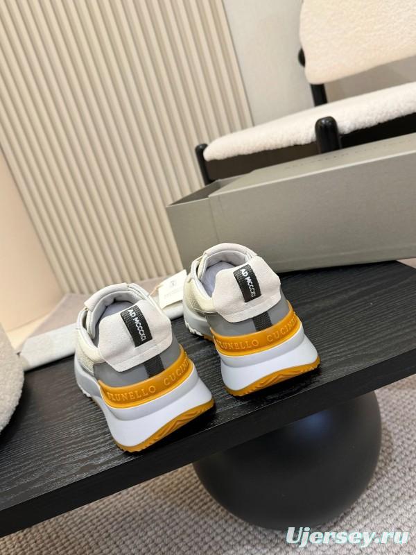 Brunello Cucinelli Casual Sneakers with Seasonal Colors and Leather Lining - KFY00320