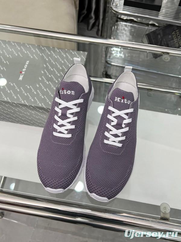 Kiton Four Seasons Classic Casual Knit Shoes - KFY00300