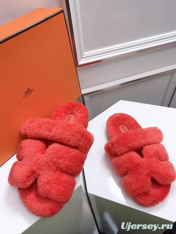 H Erijus Shoes Love Fur Slippers - LY00270