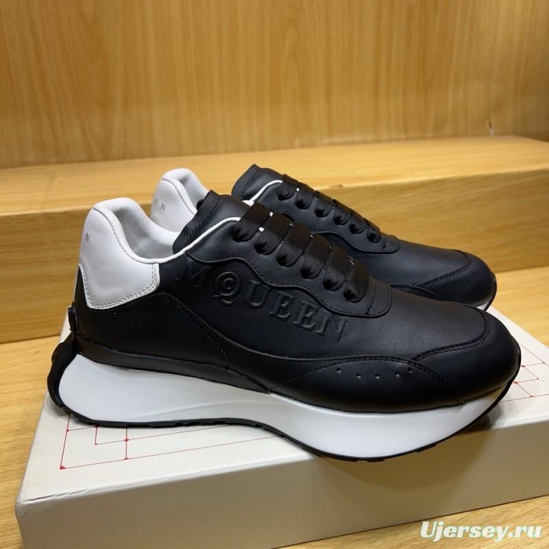 Alexander McQueen Spring 2025 Platform Sneakers with Logo Print - AS00320