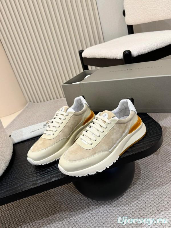 Brunello Cucinelli Casual Sneakers with Seasonal Colors and Leather Lining - KFY00320