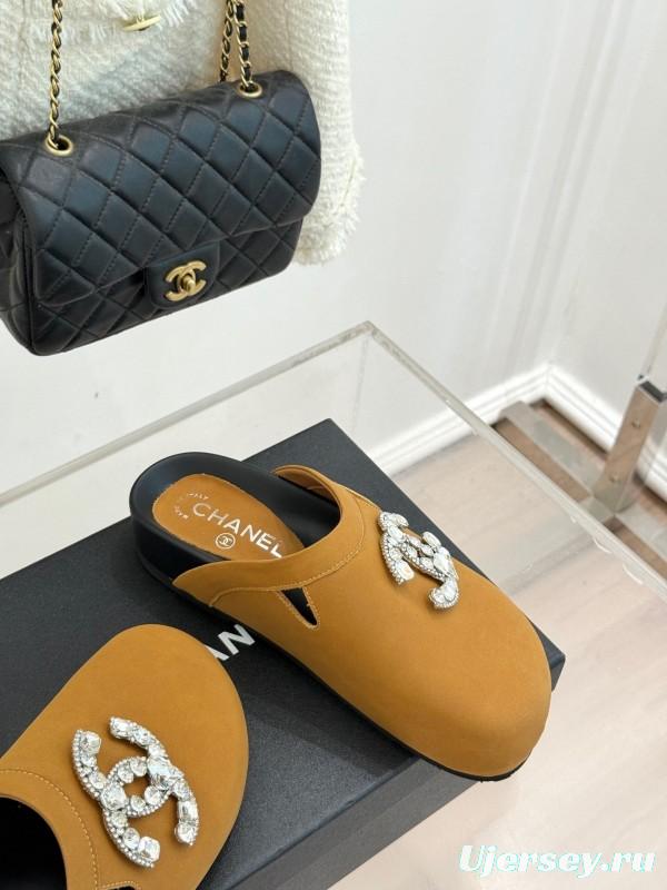 Chanel Classic CC Crystal Birkenstock Sandals - KFY00280