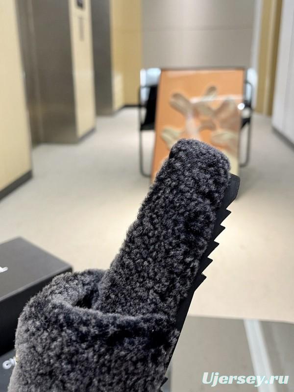 Chanel 2025 SS New Wool Slippers Soft Wool - LY00280