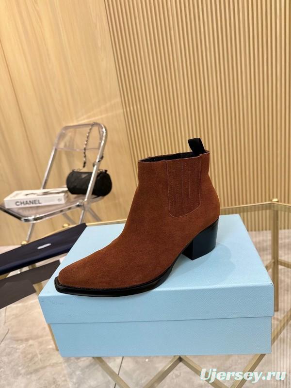 Prada Classic Pointed Toe Boots - LY00310