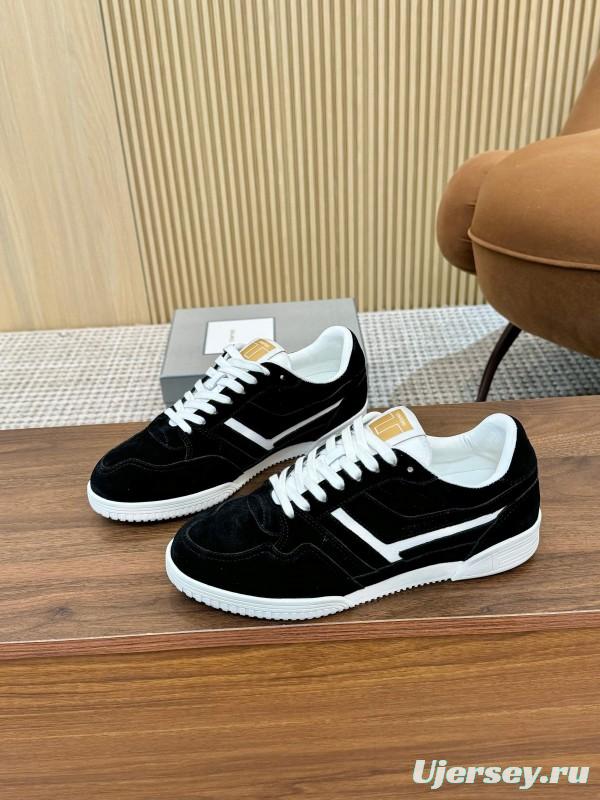 TOM FORD 2025 SS Tom Casual Shoes with Classic Color Blocking and Imported Leather Insole - AS00350