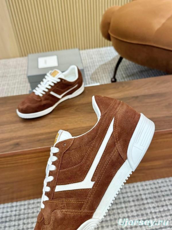 TOM FORD 2025 SS Casual Shoes with Classic Color Blocking and Imported Leather Insole - AS00350