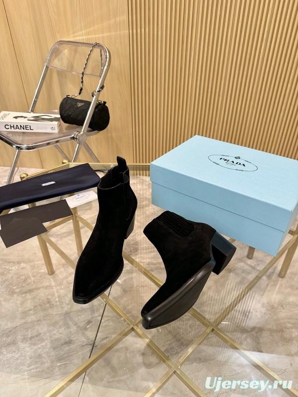 Prada Classic Pointed Toe Boots - LY00310