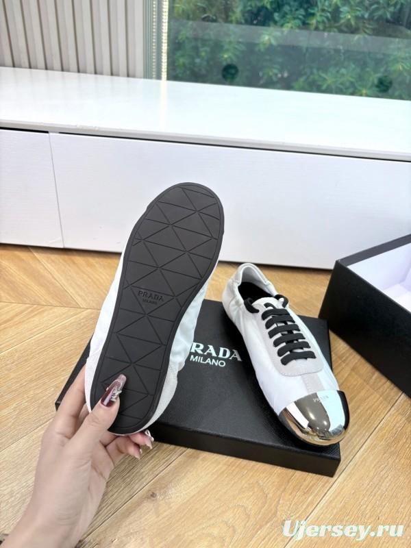 Prada 2025 SS Metal Toe Thin Sole Training Shoes Casual Footwear - LY00280