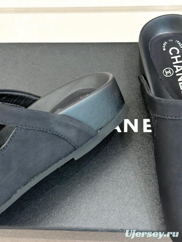 Chanel Classic CC Crystal Birkenstock Sandals - KFY00280