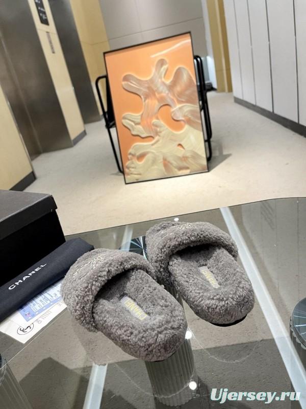 Chanel 2025 SS New Wool Slippers Soft Fine Wool - LY00280