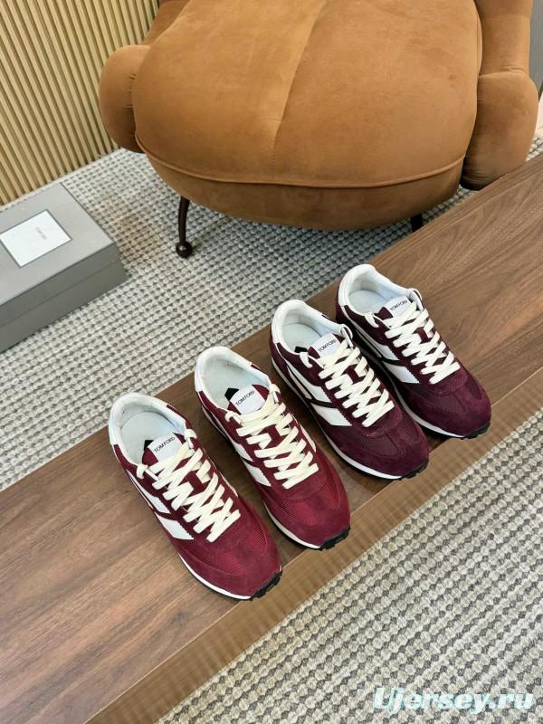 TOM FORD 2025 SS Fashion Casual Shoes with Classic Color Blocking and Imported Leather Insole - AS00350