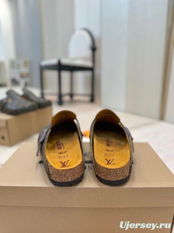 Louis Vuitton Boston Closed-Toe Soft Sole Mule Slippers - KFY00300