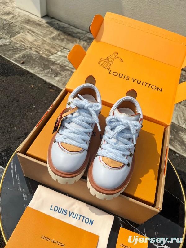 Louis Vuitton REMIX Lace-Up Derby Hiking Shoes - LY00340