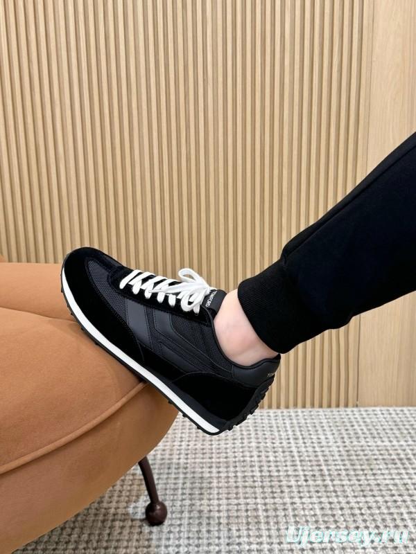 TOM FORD 2025 Spring Summer Fashion Casual Shoes with Classic Color Blocking and Imported Leather Insole - AS00350