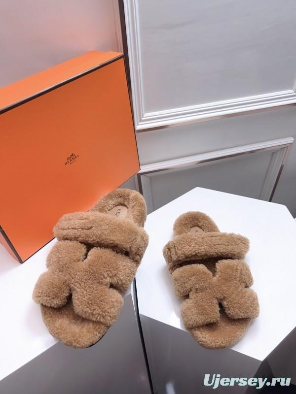 H Erjia Fur Slippers - LY00270