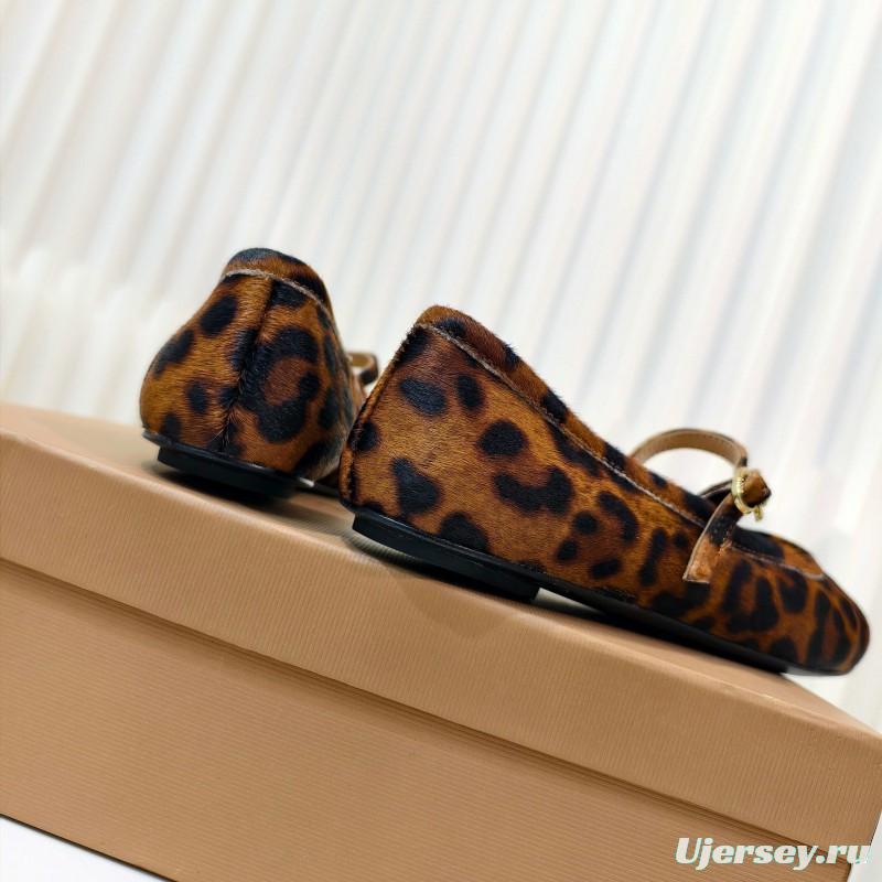 Gianvito Rossi Bohemian Style Flat Ballet Shoes 2025 SS