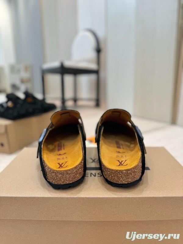 Louis Vuitton Louis Vuitton × BIRKENSTOCK Boston Soft Sole Mule Slippers - KFY00300