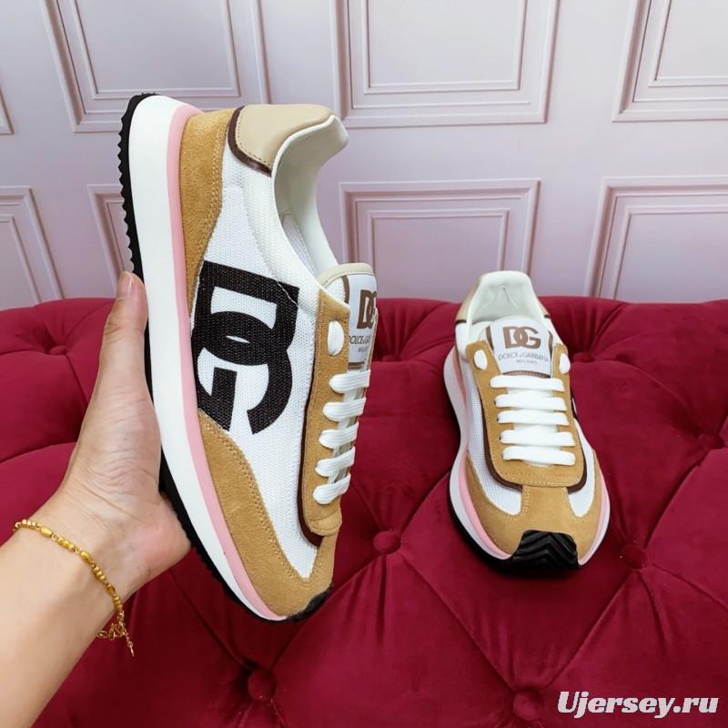 Dolce & Gabbana 2025 Spring Summer Collection Luxury Embroidered Logo Sneakers - AS00300