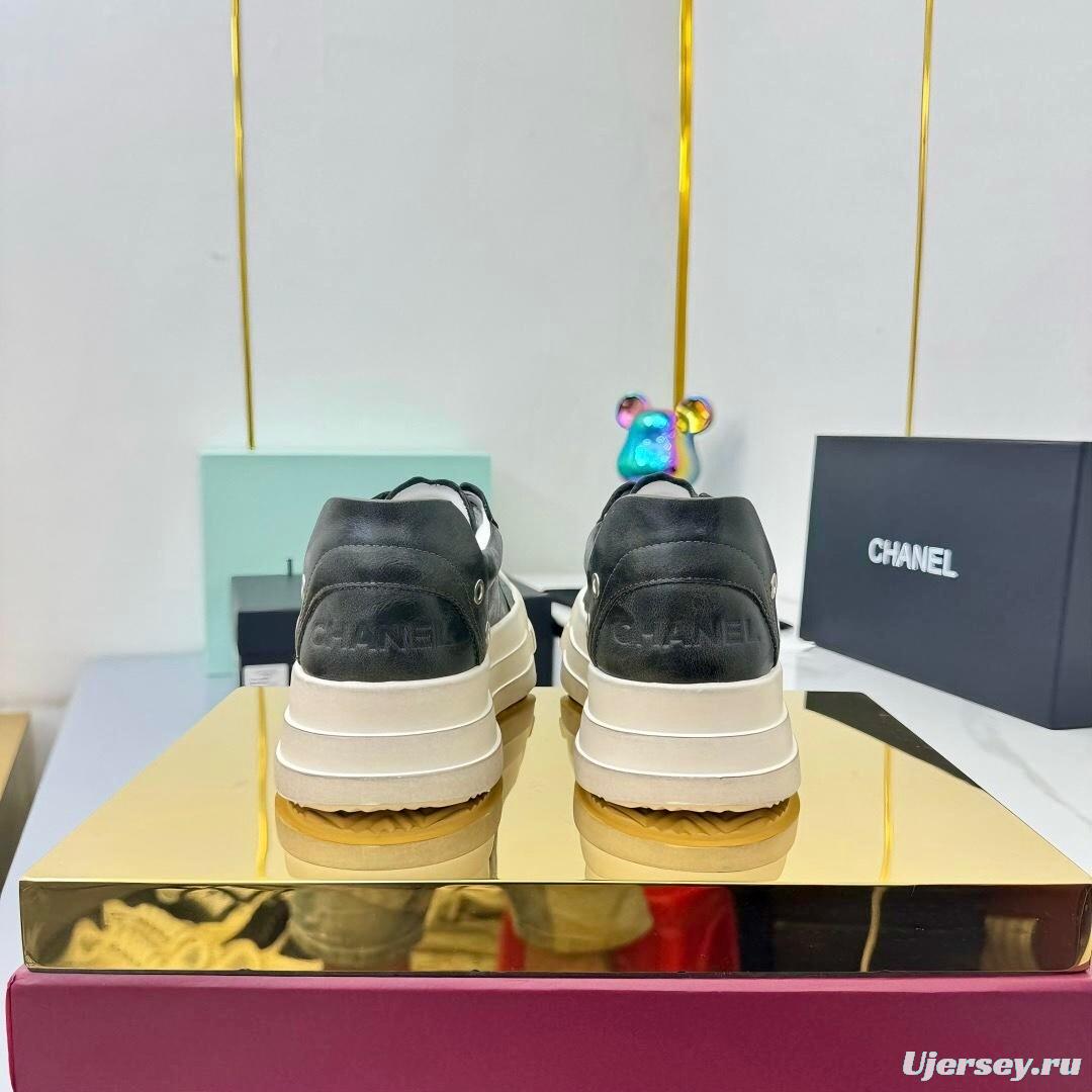 Chanel 2025 SS Panda Casual Sneakers Dirty Style - LY00330