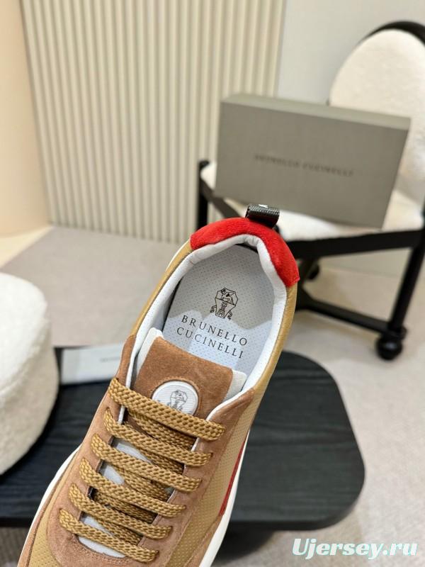 Brunello Cucinelli Casual Sneakers with Seasonal Colors and Leather Lining - KFY00320