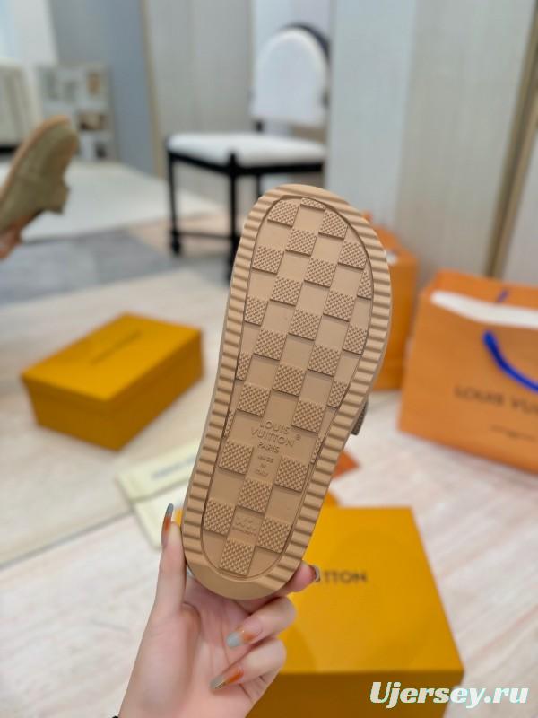 Louis Vuitton LV Monogram Sandals Spring Summer 2025 Collection Couple Sliders - KFY00291
