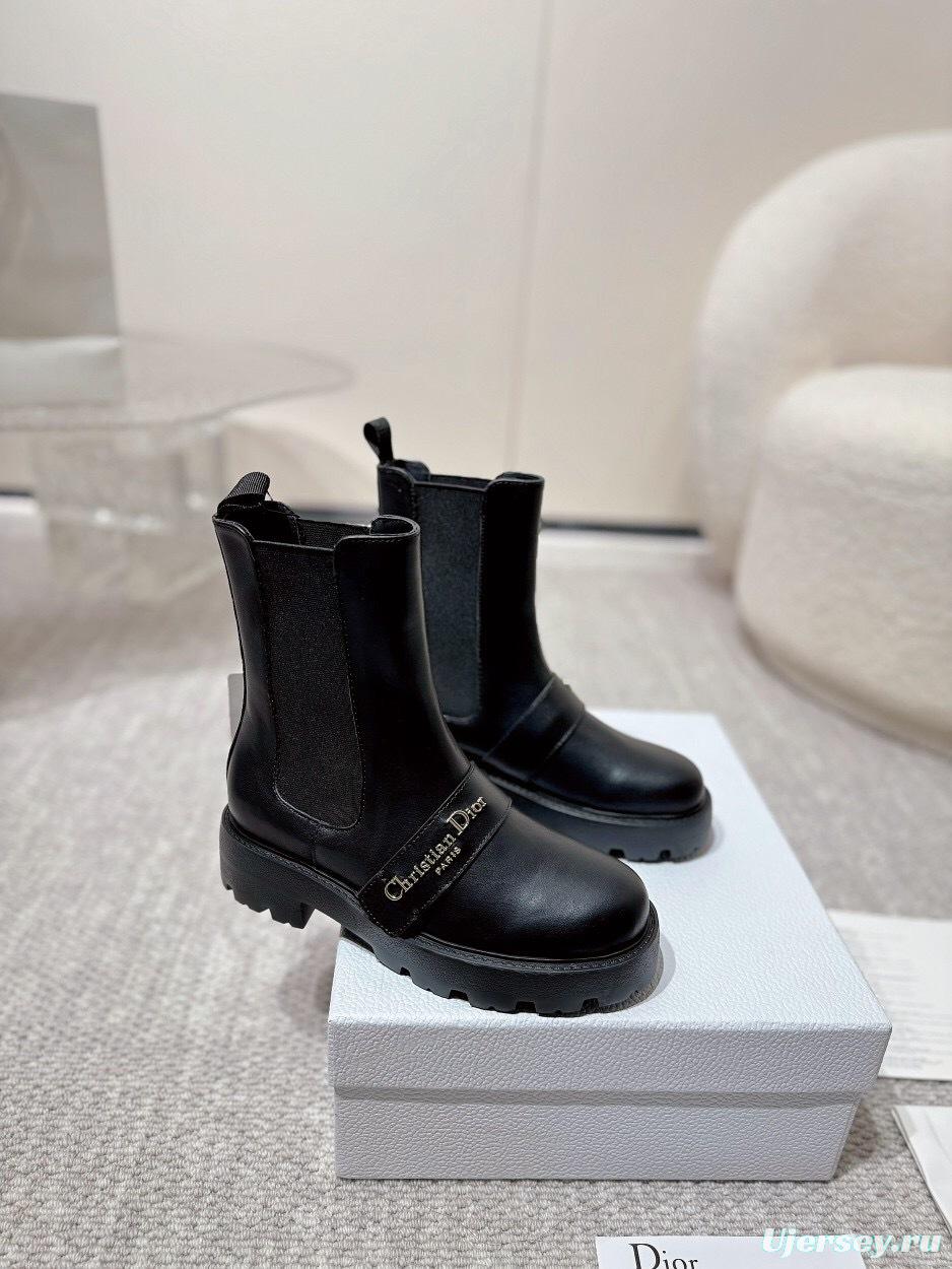 DIOR CHRONO Slip-On Motorcycle Boots - LY00340