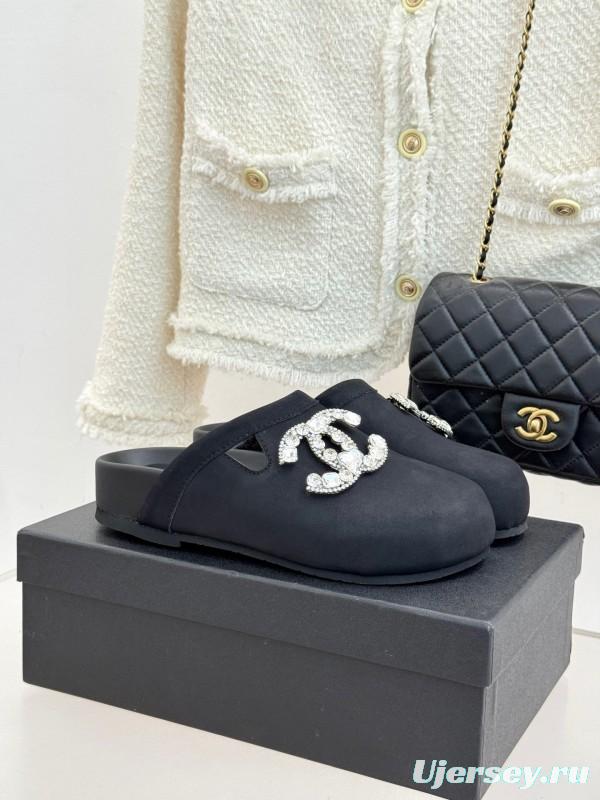 Chanel Classic CC Crystal Birkenstock Sandals - KFY00280