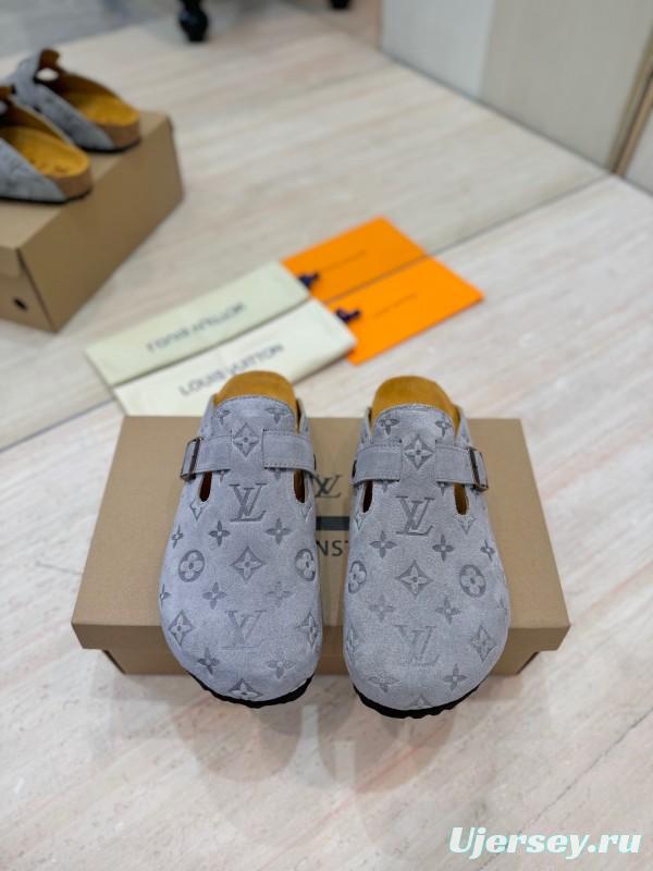 Louis Vuitton Louis Vuitton × BIRKENSTOCK Boston Soft Sole Mule Slippers - KFY00300