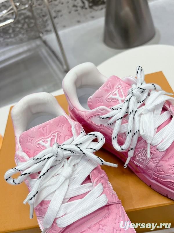 Louis Vuitton LV Trainer Basketball Series Washed Sneakers - LY00430