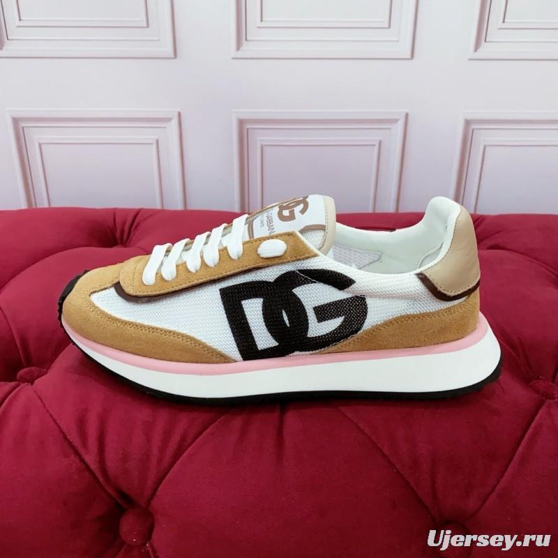 Dolce & Gabbana 2025 Spring Summer Collection Luxury Embroidered Logo Sneakers - AS00300