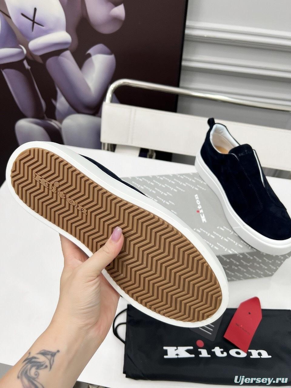 Kiton 2025 SS Slip-On Casual Men's Shoes - KFY00320