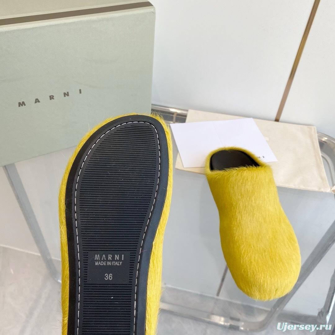 Marni 2025/SS Pony Hair Loafers - LY00