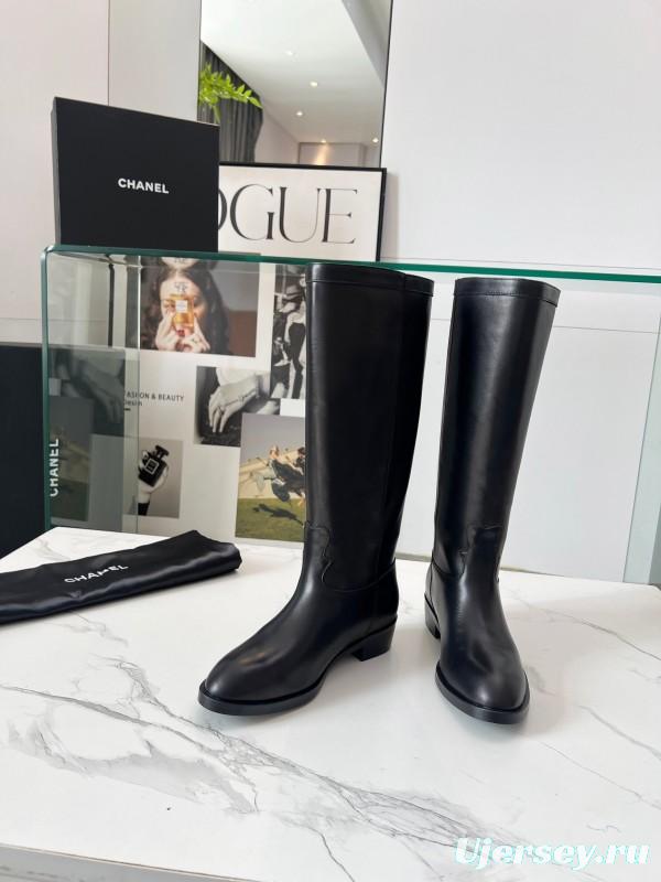 Adidas 2025 SS Western Suede Patchwork Slip-On Riding Boots - LY00400