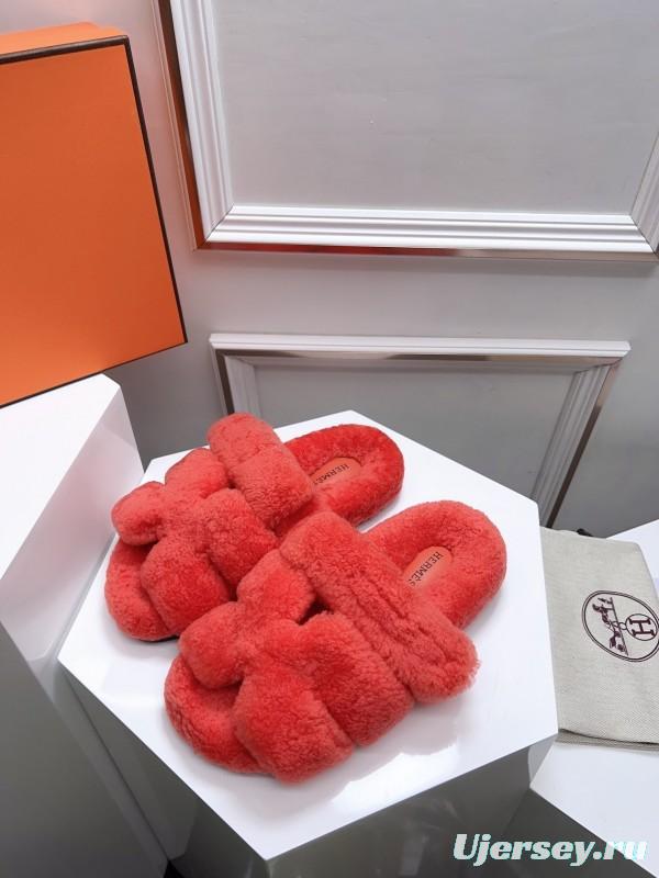 H Erijus Shoes Love Fur Slippers - LY00270