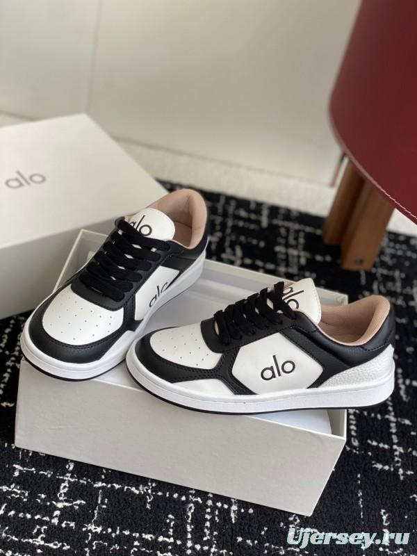 Alo 2025 SS Two-Tone White Sneakers Chunky Sole Comfort Casual - KFY00280