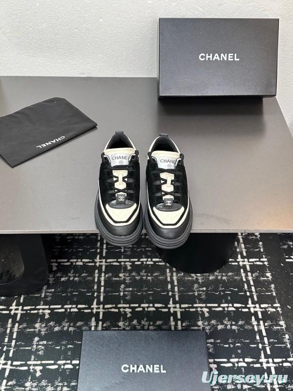 Chanel Spring-Summer 2025 Runway Thick Sole Sneakers - LY00320