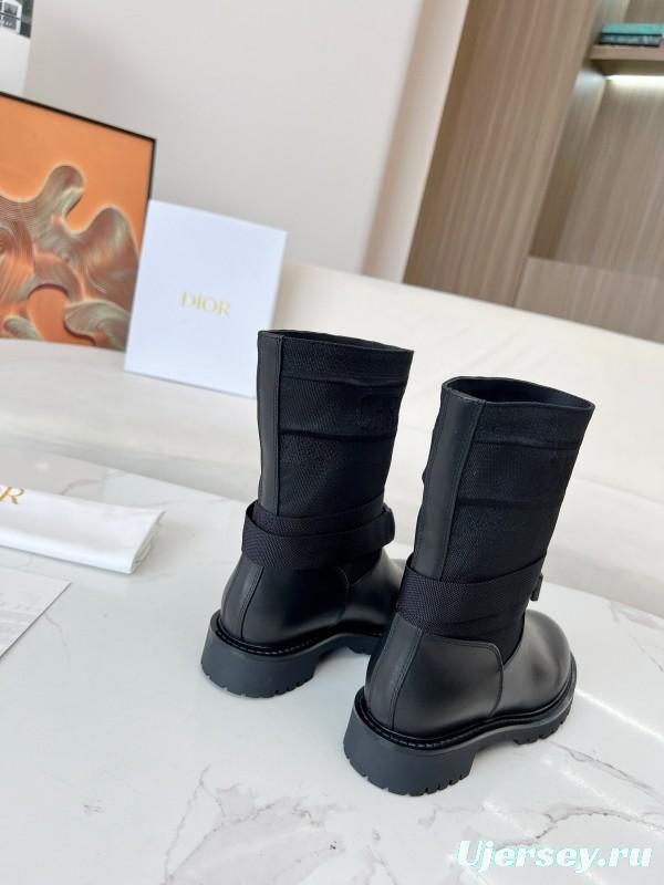 Dior 2025/SS Autumn Winter Boots Retro Work Boots Slip-On - LY00320