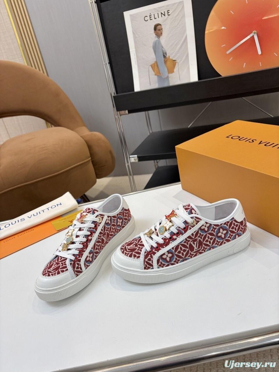 Louis Vuitton Lagoon Series Denim Sneakers with Buckle - AS00300