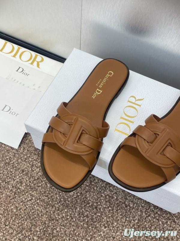 Dior D-Club Jelly Color Hollow Layered Cross Strap Women Sandals - KFY00280