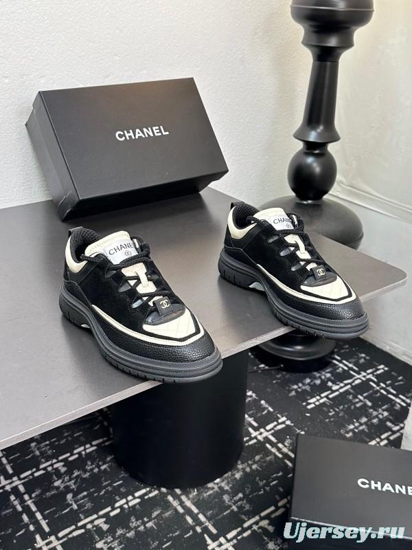 Chanel Spring-Summer 2025 Runway Thick Sole Sneakers - LY00320