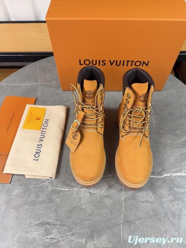 Timberland LV x Timberland Collaboration Monogram Ankle Boots - LY00380