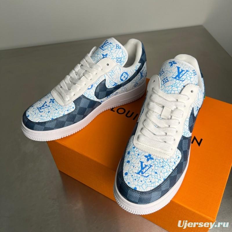 Nike Air Force Collaboration Top Athletic Sneakers - YC