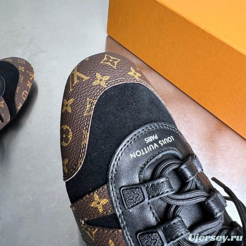 Lv Sneakerina 2025 SS Ballet Round Toe Lace-Up Low Top Lifestyle Casual Shoes - YC