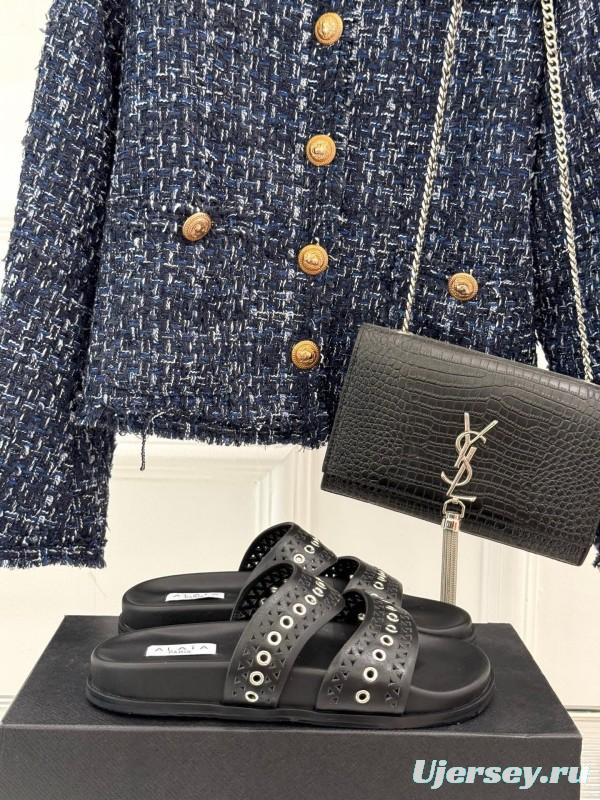 Alaia Spring Summer 2025 Hollow-Out Casual Sandals - KFY00260