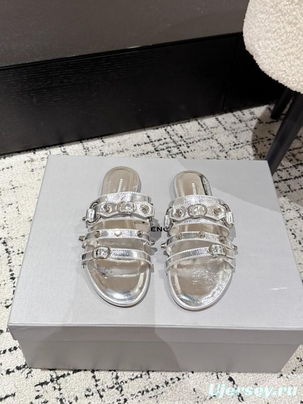 Balenciaga Cagole Metal Studs Sandals Series - KFY00260