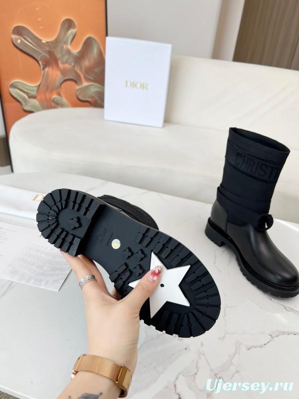 Dior 2025/SS Autumn Winter Boots Retro Work Boots Slip-On - LY00320