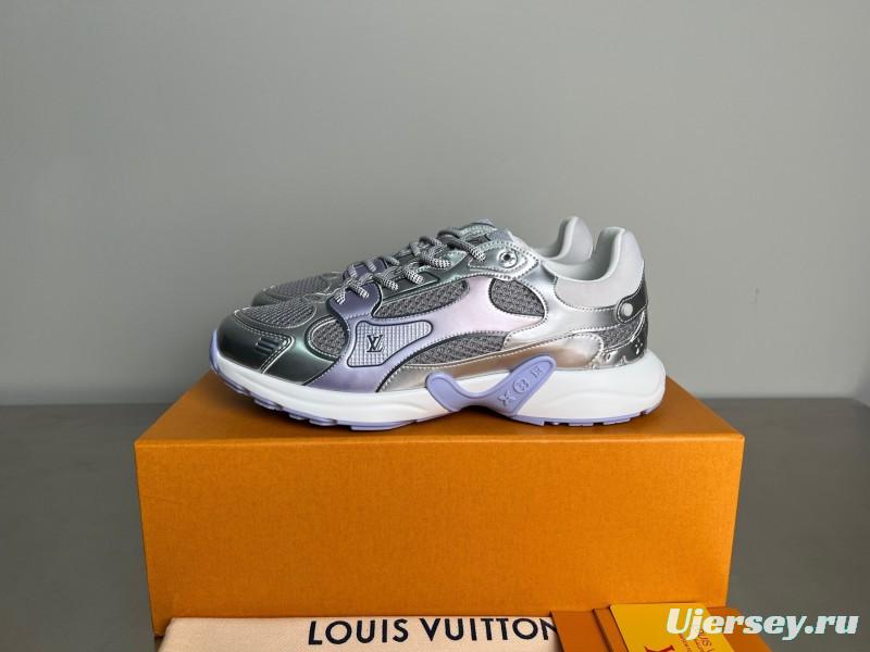 L v Olympia Round Toe Lace-Up Low Top Casual Lifestyle Shoes - YC