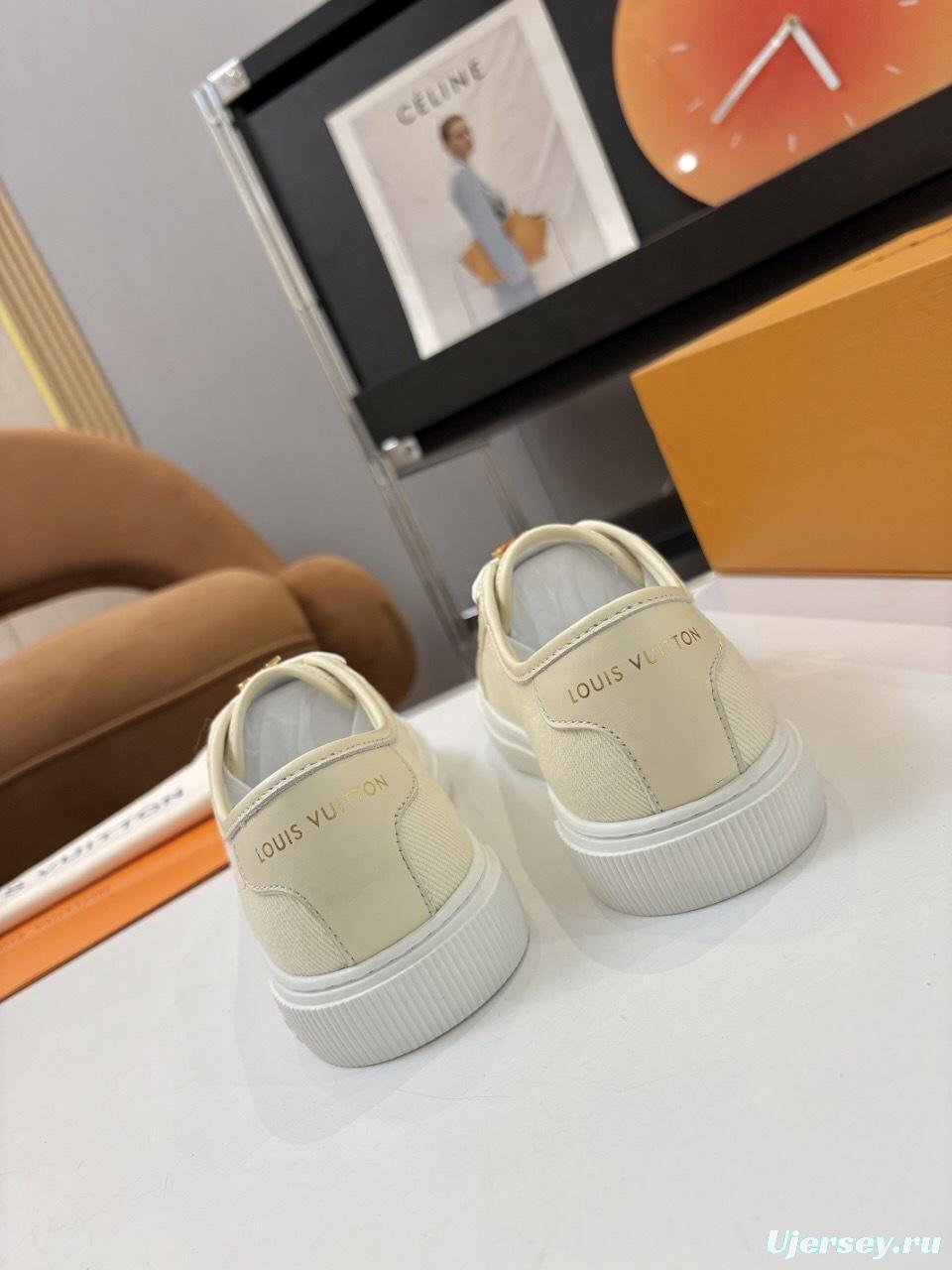 Louis Vuitton Lagoon Series Thick Sole Denim Monogram Skate Sneakers - AS00300